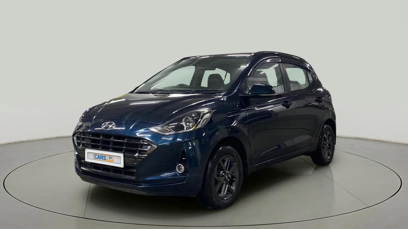 2020 Hyundai GRAND I10 NIOS SPORTZ AMT 1.2 KAPPA VTVT, Petrol, Automatic, 35,129 km, Left Front Diagonal
