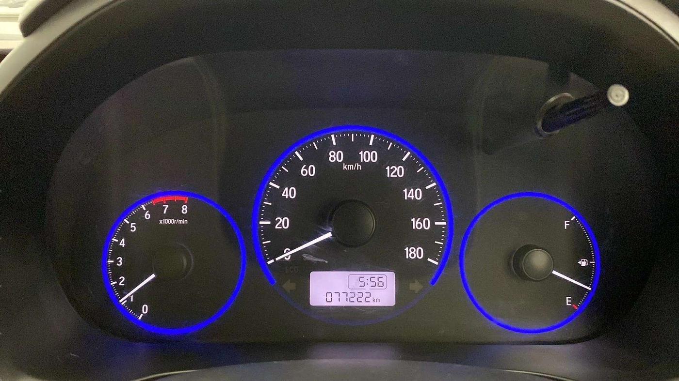 2017 Honda Amaze 1.2L I-VTEC S, CNG, Manual, 77,275 km, Odometer Image