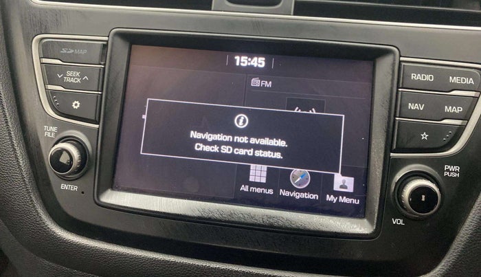 2019 Hyundai Elite i20 SPORTZ PLUS 1.2 DUAL TONE, Petrol, Manual, 35,652 km, Infotainment system - GPS Card not working/missing