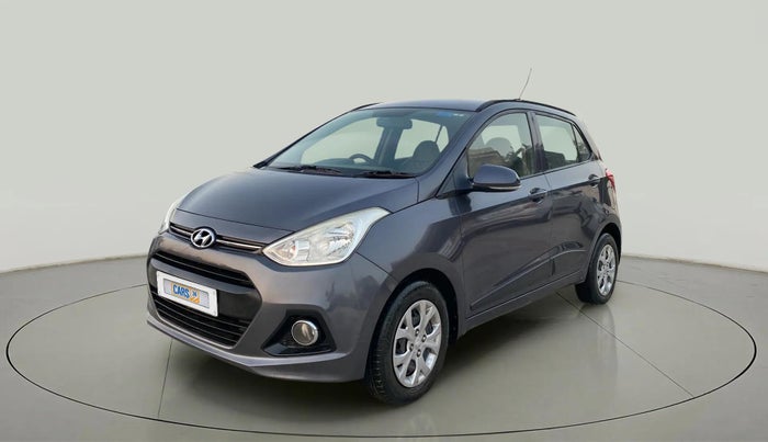 2015 Hyundai Grand i10 SPORTZ 1.2 KAPPA VTVT, Petrol, Manual, 82,860 km, Left Front Diagonal
