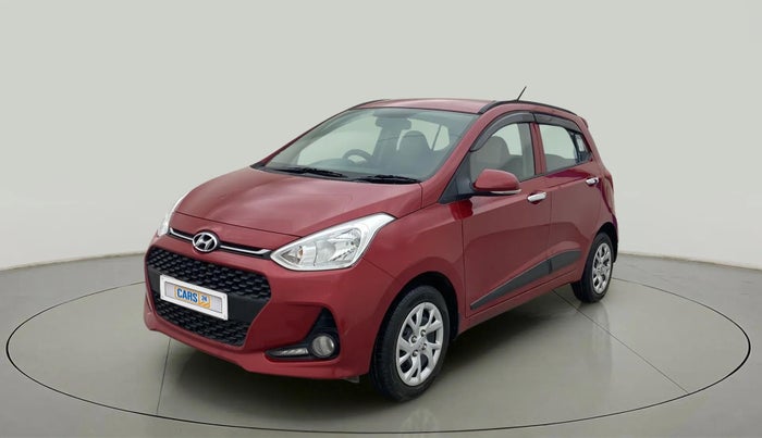 2019 Hyundai Grand i10 SPORTZ 1.2 KAPPA VTVT, Petrol, Manual, 12,605 km, Left Front Diagonal