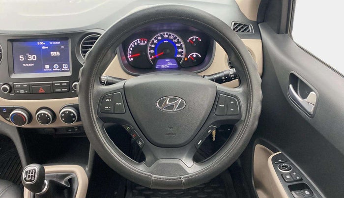 2019 Hyundai Grand i10 SPORTZ 1.2 KAPPA VTVT, Petrol, Manual, 12,605 km, Steering Wheel Close Up