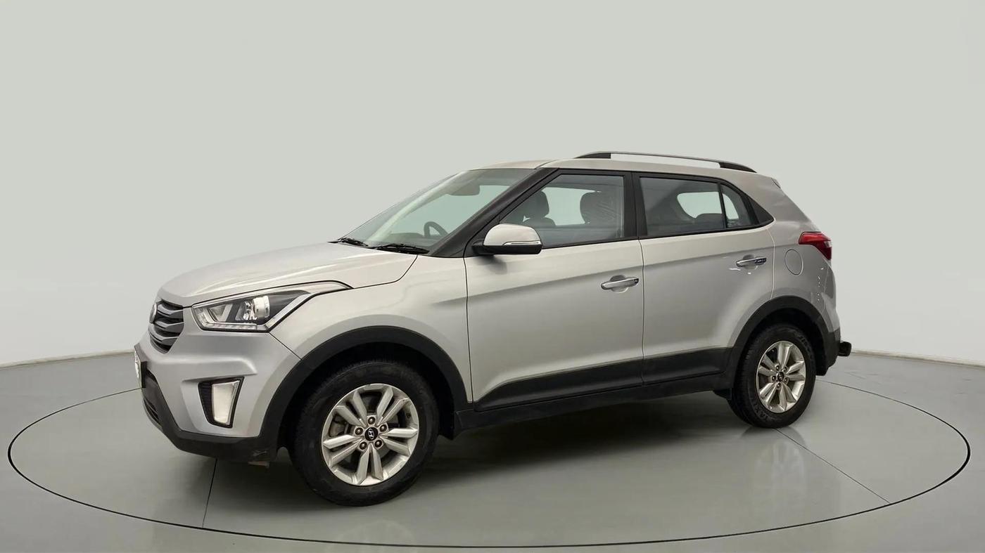 2015 Hyundai Creta SX PLUS 1.6 PETROL, Petrol, Manual, 80,265 km, Left Front Diagonal
