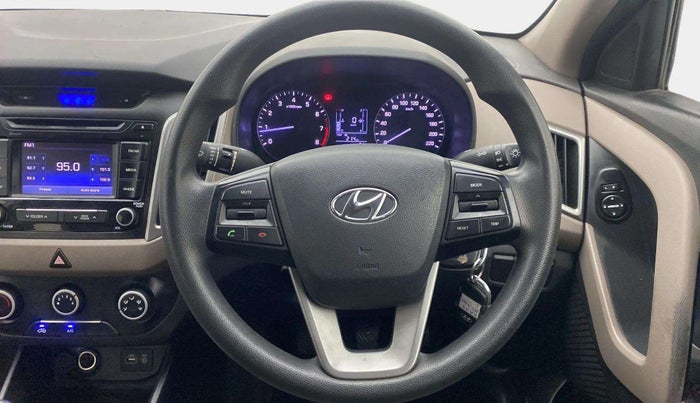 2017 Hyundai Creta E PLUS 1.6 PETROL, Petrol, Manual, 60,423 km, Steering Wheel Close Up