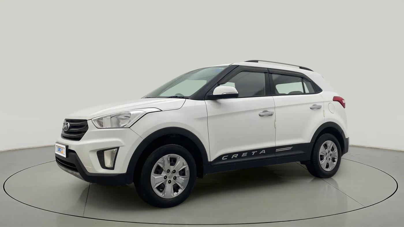 2017 Hyundai Creta E PLUS 1.6 PETROL, Petrol, Manual, 60,423 km, Left Front Diagonal