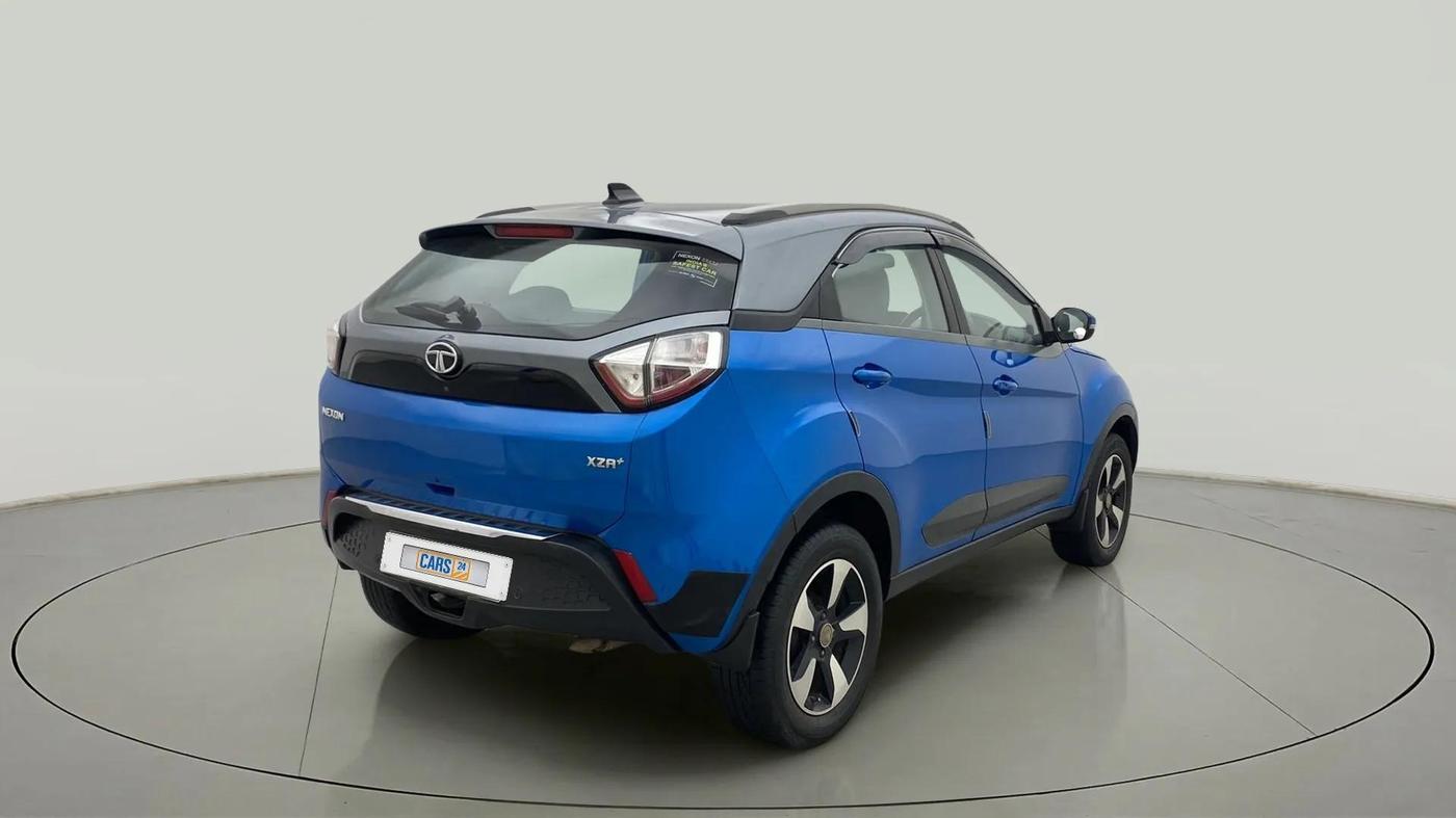 2019 Tata NEXON XZA PLUS DIESEL DUAL TONE, Diesel, Automatic, 75,513 km, Right Back Diagonal