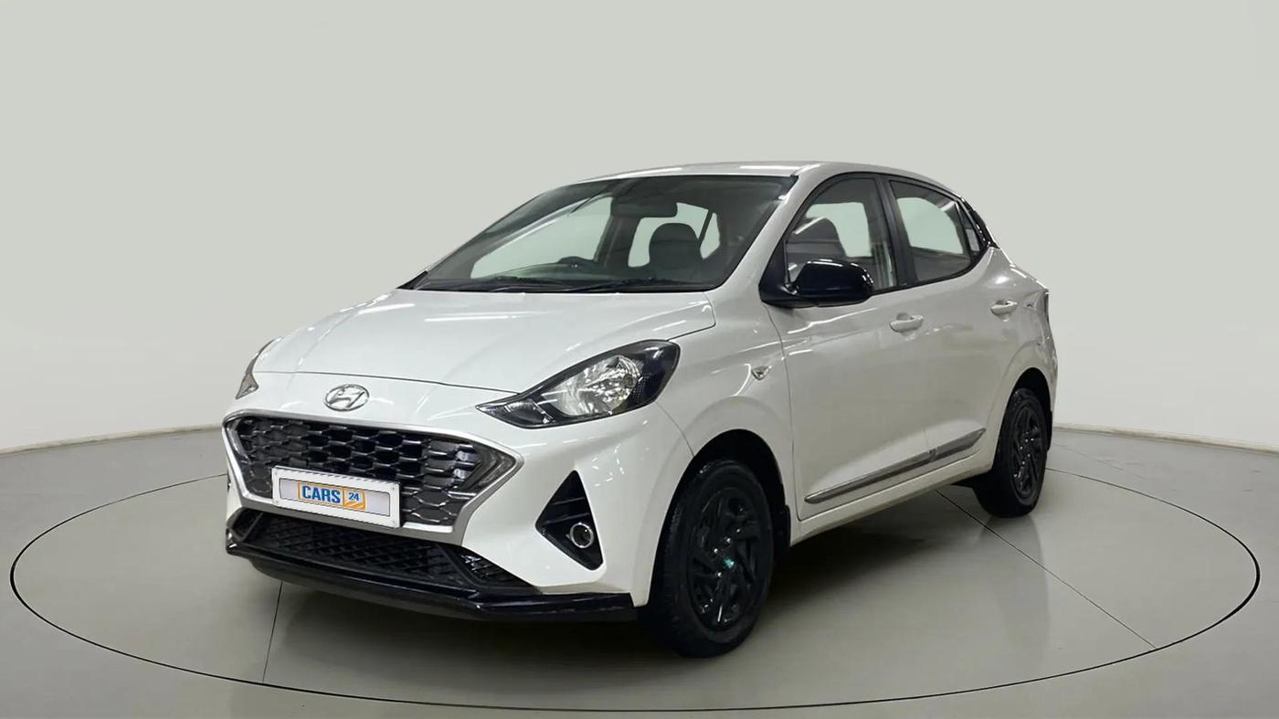 2021 Hyundai AURA S 1.2, CNG, Manual, 41,928 km, Left Front Diagonal