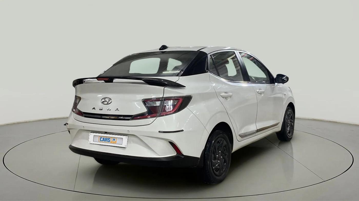 2021 Hyundai AURA S 1.2, CNG, Manual, 41,928 km, Right Back Diagonal