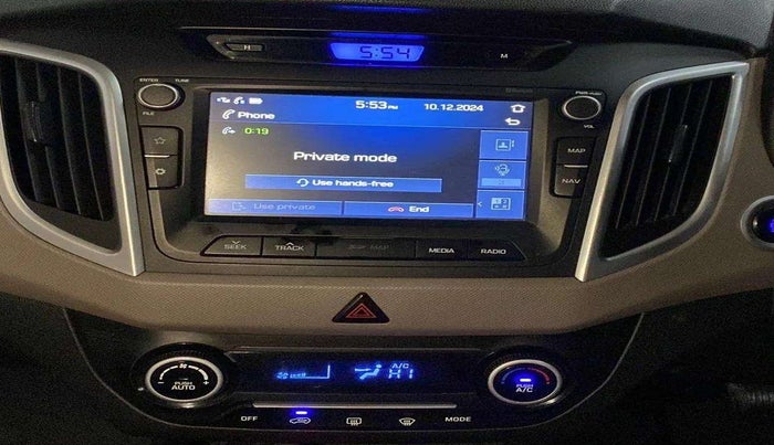 2019 Hyundai Creta SX AT 1.6 PETROL, Petrol, Automatic, 37,333 km, Infotainment system - GPS Card not working/missing