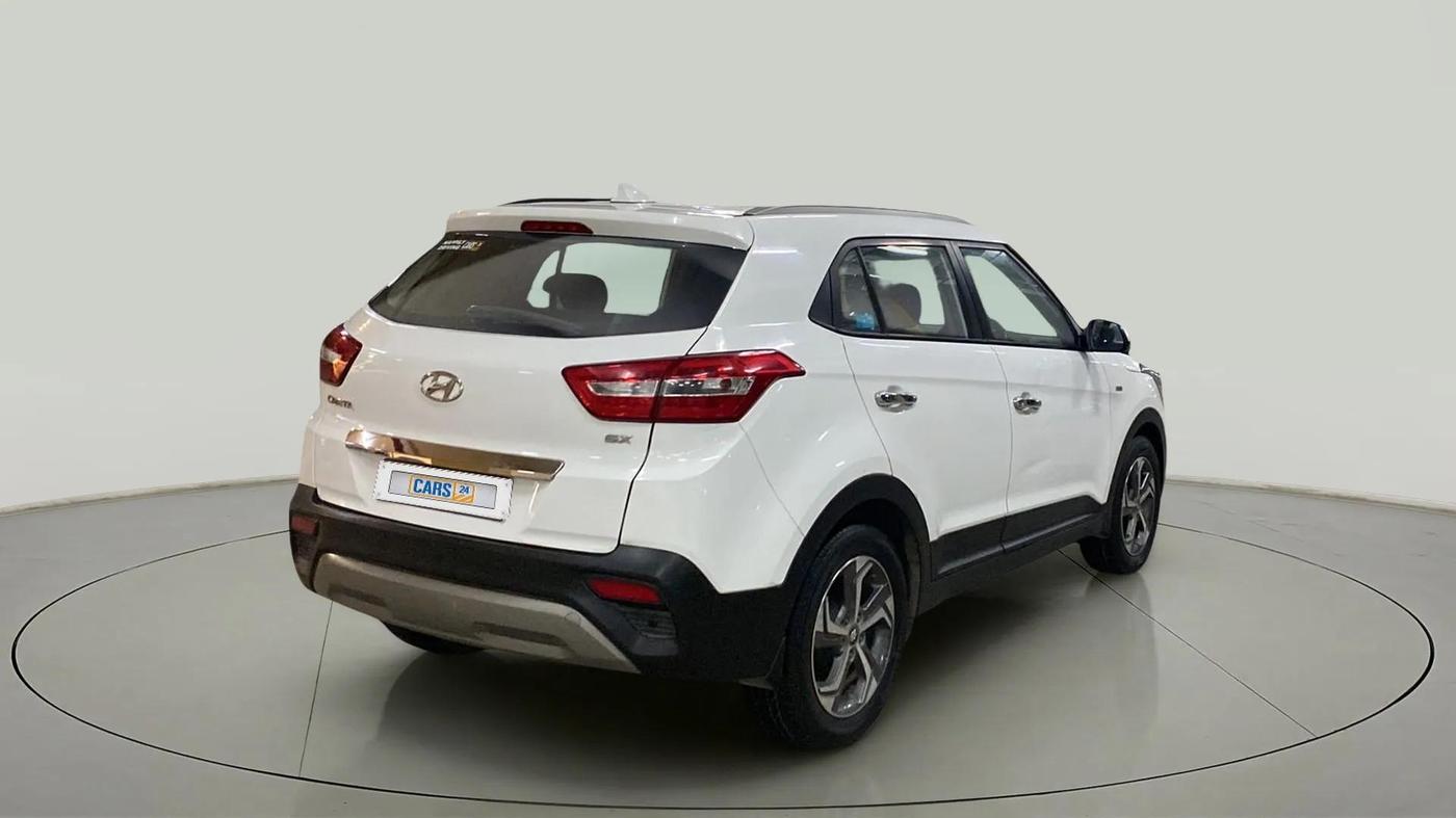 2019 Hyundai Creta SX AT 1.6 PETROL, Petrol, Automatic, 37,333 km, Right Back Diagonal