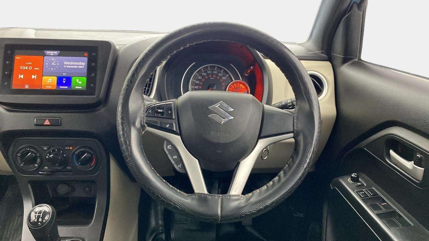2019 Maruti New Wagon-R ZXI 1.2, Petrol, Manual, 45,888 km, Steering Wheel Close Up