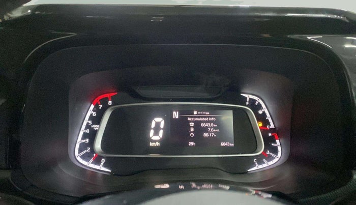 2022 KIA SONET HTX ANNIVERSARY EDITION 1.0 IMT, Petrol, Manual, 6,672 km, Odometer Image