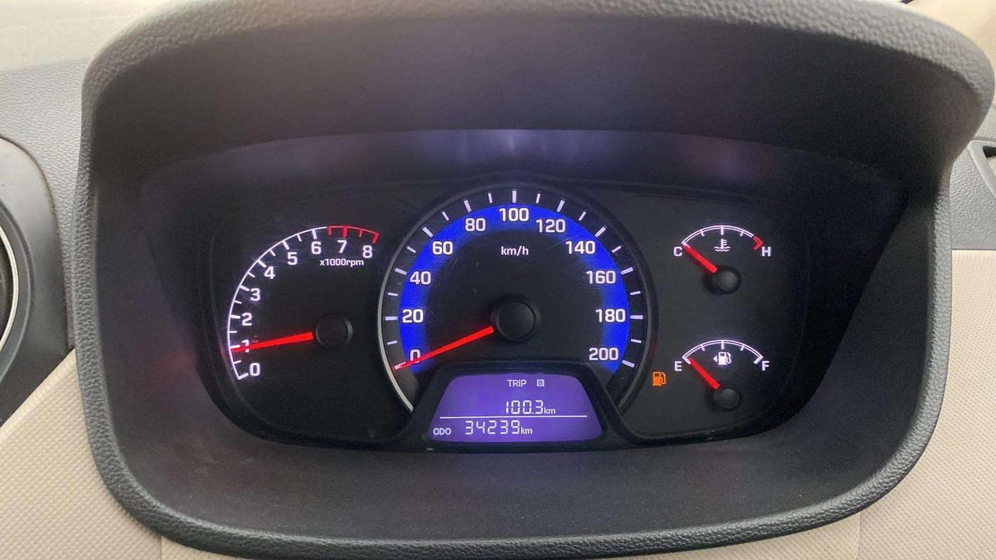 2015 Hyundai Xcent BASE 1.2, Petrol, Manual, 34,232 km, Odometer Image