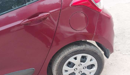 2016 Hyundai Grand i10 MAGNA AT 1.2 KAPPA VTVT, Petrol, Automatic, 38,163 km, Left quarter panel - Slightly dented