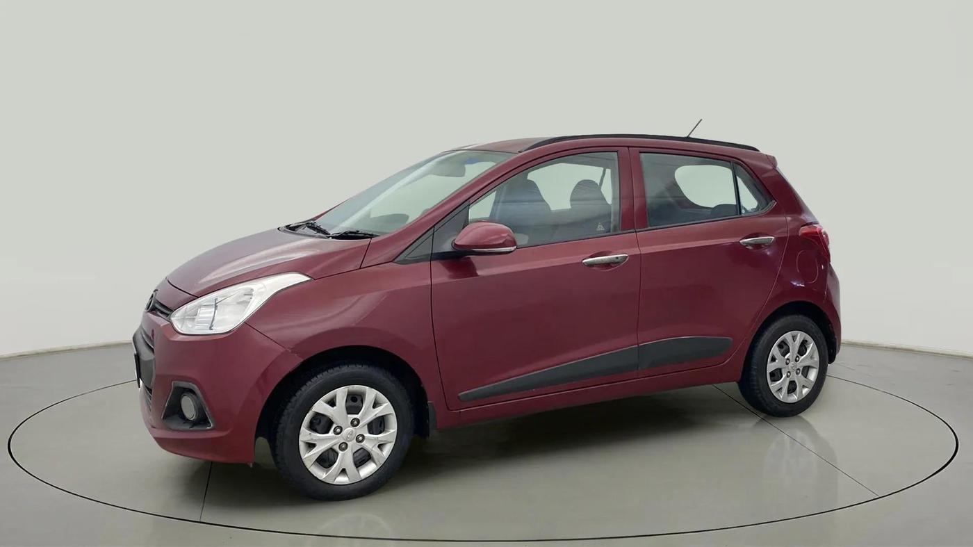 2014 Hyundai Grand i10 SPORTZ 1.2 KAPPA VTVT, Petrol, Manual, 59,123 km, Left Front Diagonal
