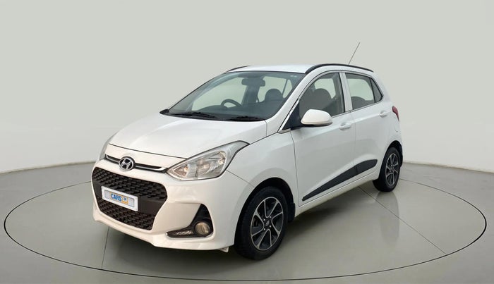 2017 Hyundai Grand i10 SPORTZ (O) AT 1.2 KAPPA VTVT, Petrol, Automatic, 54,984 km, Left Front Diagonal