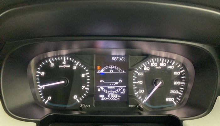 2023 Tata PUNCH PURE MT, Petrol, Manual, 21,933 km, Odometer Image