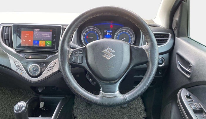 2021 Maruti Baleno ALPHA PETROL 1.2, Petrol, Manual, 56,609 km, Steering Wheel Close Up