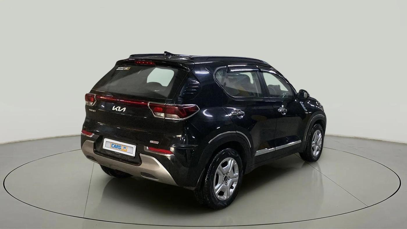 2022 KIA SONET HTK PLUS 1.0 IMT, Petrol, Manual, 9,651 km, Right Back Diagonal