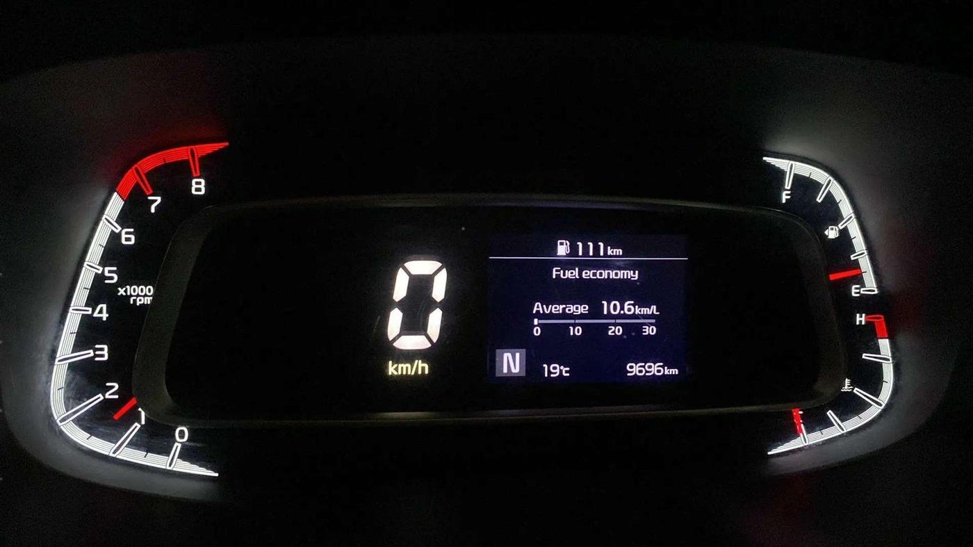 2022 KIA SONET HTK PLUS 1.0 IMT, Petrol, Manual, 9,651 km, Odometer Image