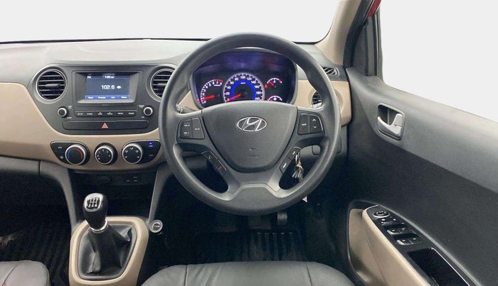 2017 Hyundai Grand i10 SPORTZ 1.2 KAPPA VTVT, Petrol, Manual, 43,863 km, Steering Wheel Close Up