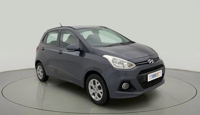 2015 Hyundai Grand i10 SPORTZ 1.2 KAPPA VTVT, Petrol, Manual, 42,109 km, Right Front Diagonal