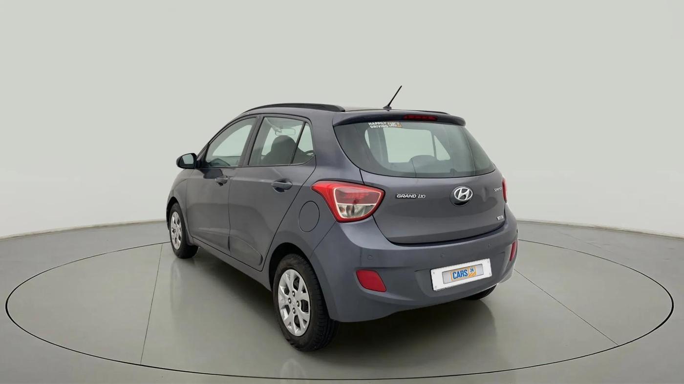 2015 Hyundai Grand i10 SPORTZ 1.2 KAPPA VTVT, Petrol, Manual, 42,109 km, Left Back Diagonal