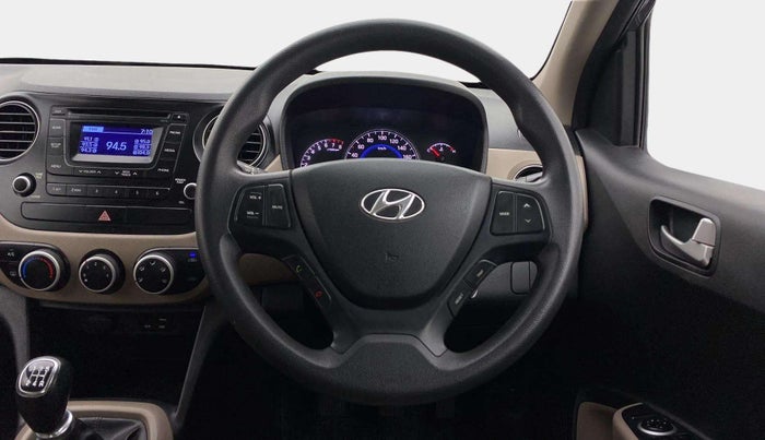 2015 Hyundai Grand i10 SPORTZ 1.2 KAPPA VTVT, Petrol, Manual, 42,109 km, Steering Wheel Close Up
