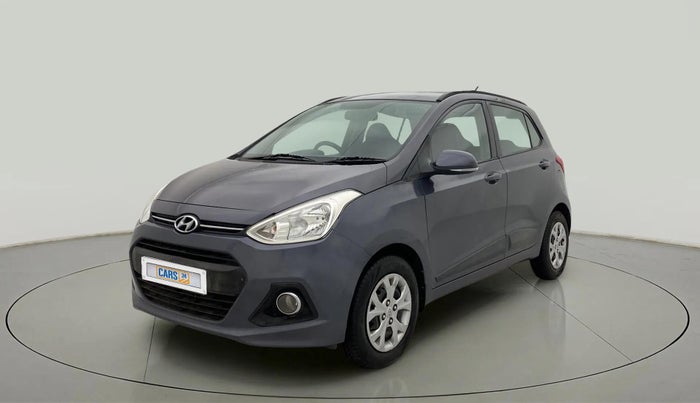 2015 Hyundai Grand i10 SPORTZ 1.2 KAPPA VTVT, Petrol, Manual, 42,109 km, Left Front Diagonal