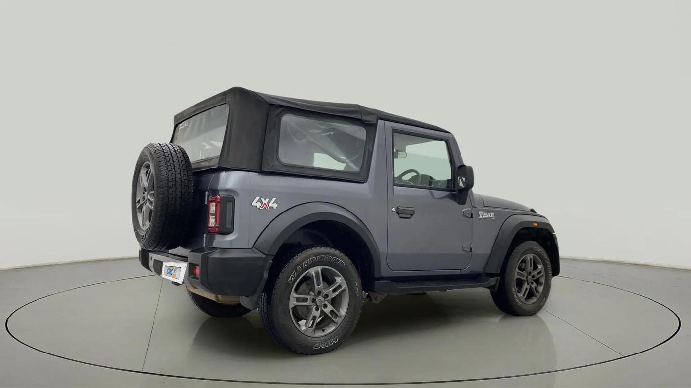 2021 Mahindra Thar LX  P 4WD AT CONVERTIBLE, Petrol, Automatic, 53,289 km, Right Back Diagonal