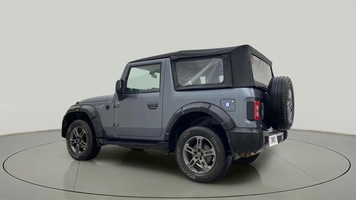 2021 Mahindra Thar LX  P 4WD AT CONVERTIBLE, Petrol, Automatic, 53,289 km, Left Back Diagonal