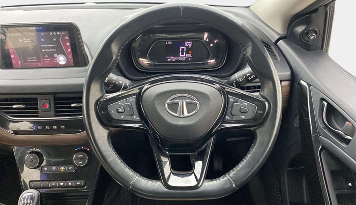 2022 Tata NEXON XZ PLUS (PREMIUM) KAZIRANGA DIESEL, Diesel, Manual, 32,389 km, Steering Wheel Close Up