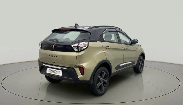 2022 Tata NEXON XZ PLUS (PREMIUM) KAZIRANGA DIESEL, Diesel, Manual, 32,389 km, Right Back Diagonal