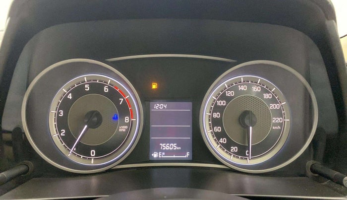 2018 Maruti Dzire VXI, Petrol, Manual, 75,816 km, Odometer Image