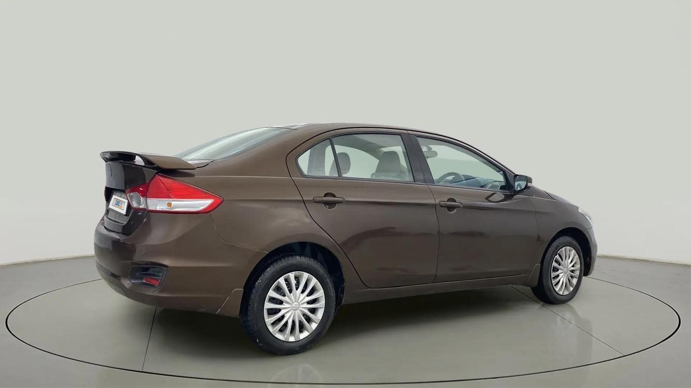 2017 Maruti Ciaz DELTA 1.4 MT PETROL, Petrol, Manual, 74,569 km, Right Back Diagonal