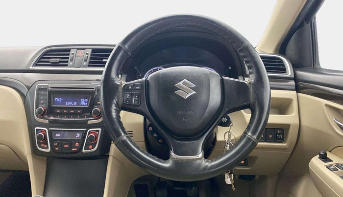 2017 Maruti Ciaz DELTA 1.4 MT PETROL, Petrol, Manual, 74,569 km, Steering Wheel Close Up
