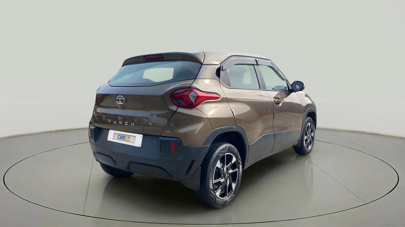2021 Tata PUNCH ACCOMPLISHED DAZZLE PACK AMT, CNG, Automatic, 53,966 km, Right Back Diagonal