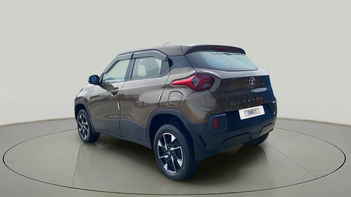 2021 Tata PUNCH ACCOMPLISHED DAZZLE PACK AMT, CNG, Automatic, 53,966 km, Left Back Diagonal