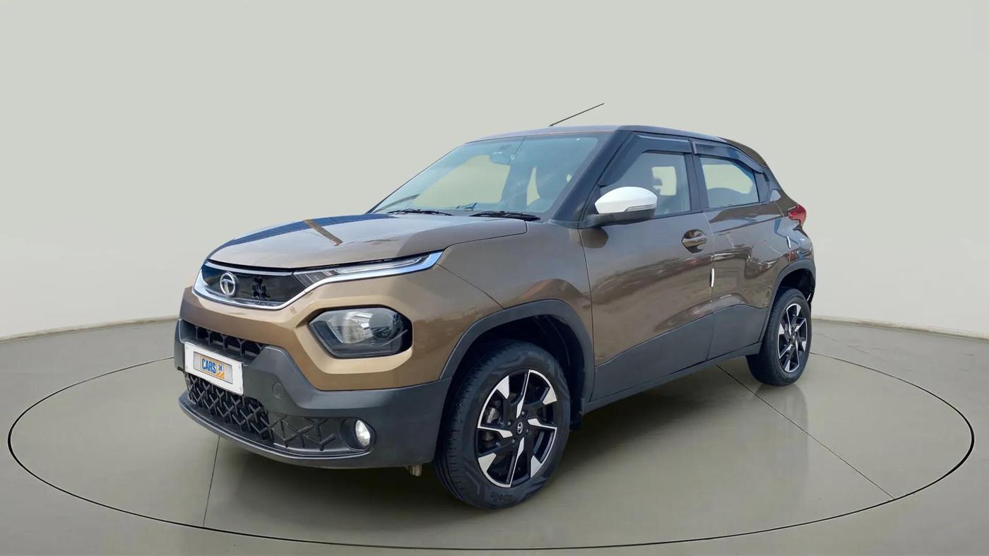 2021 Tata PUNCH ACCOMPLISHED DAZZLE PACK AMT, CNG, Automatic, 53,966 km, Left Front Diagonal