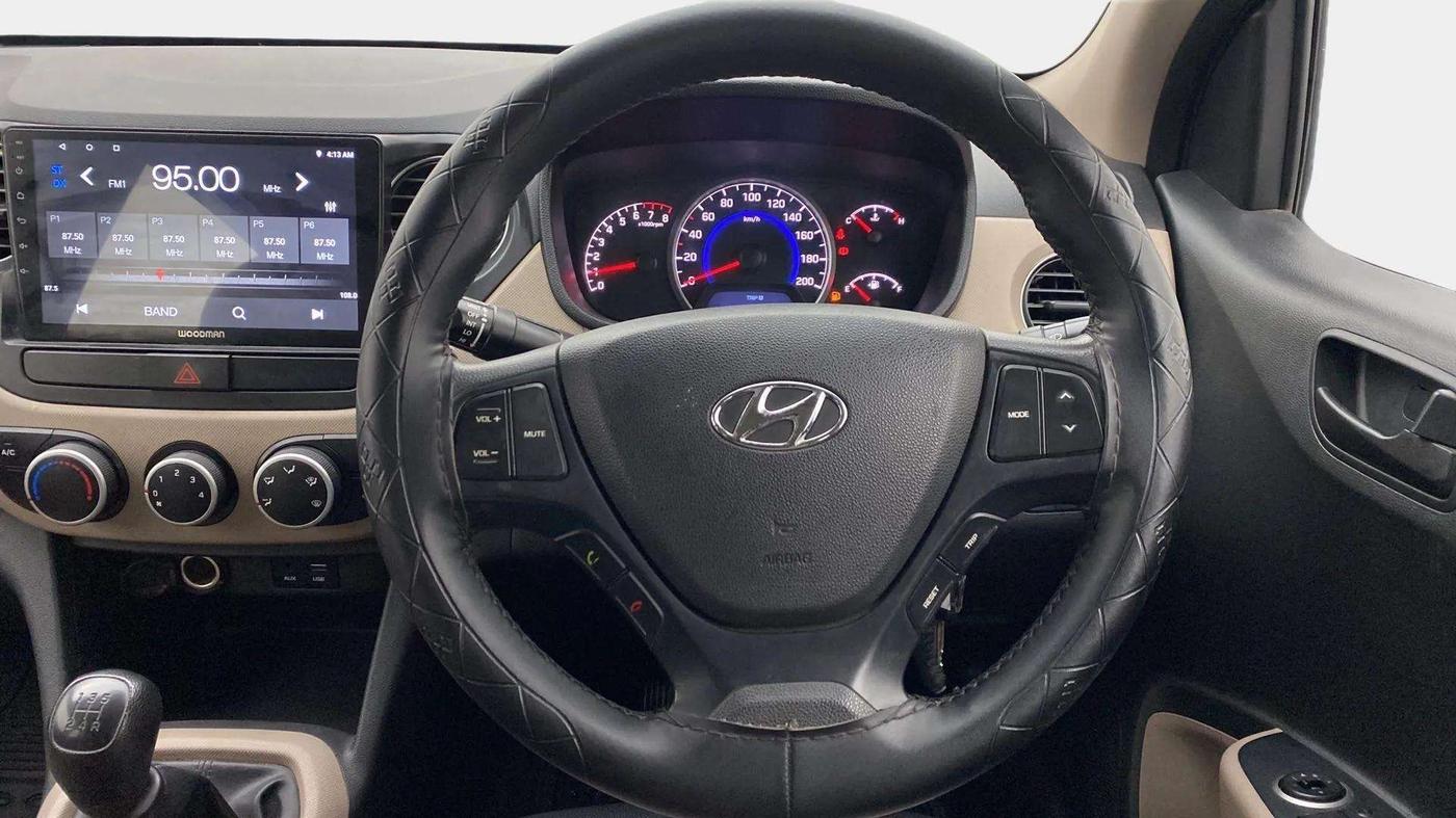 2018 Hyundai Grand i10 MAGNA 1.2 KAPPA VTVT, Petrol, Manual, 90,148 km, Steering Wheel Close Up