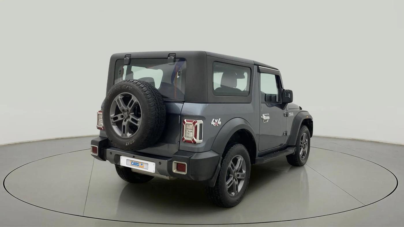 2021 Mahindra Thar LX HT PETROL 4WD MT, Petrol, Manual, 30,534 km, Right Back Diagonal