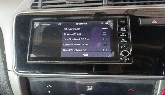 2018 Honda City 1.5L I-VTE V CVT, Petrol, Automatic, 79,030 km, Infotainment system - Display has spot on screen