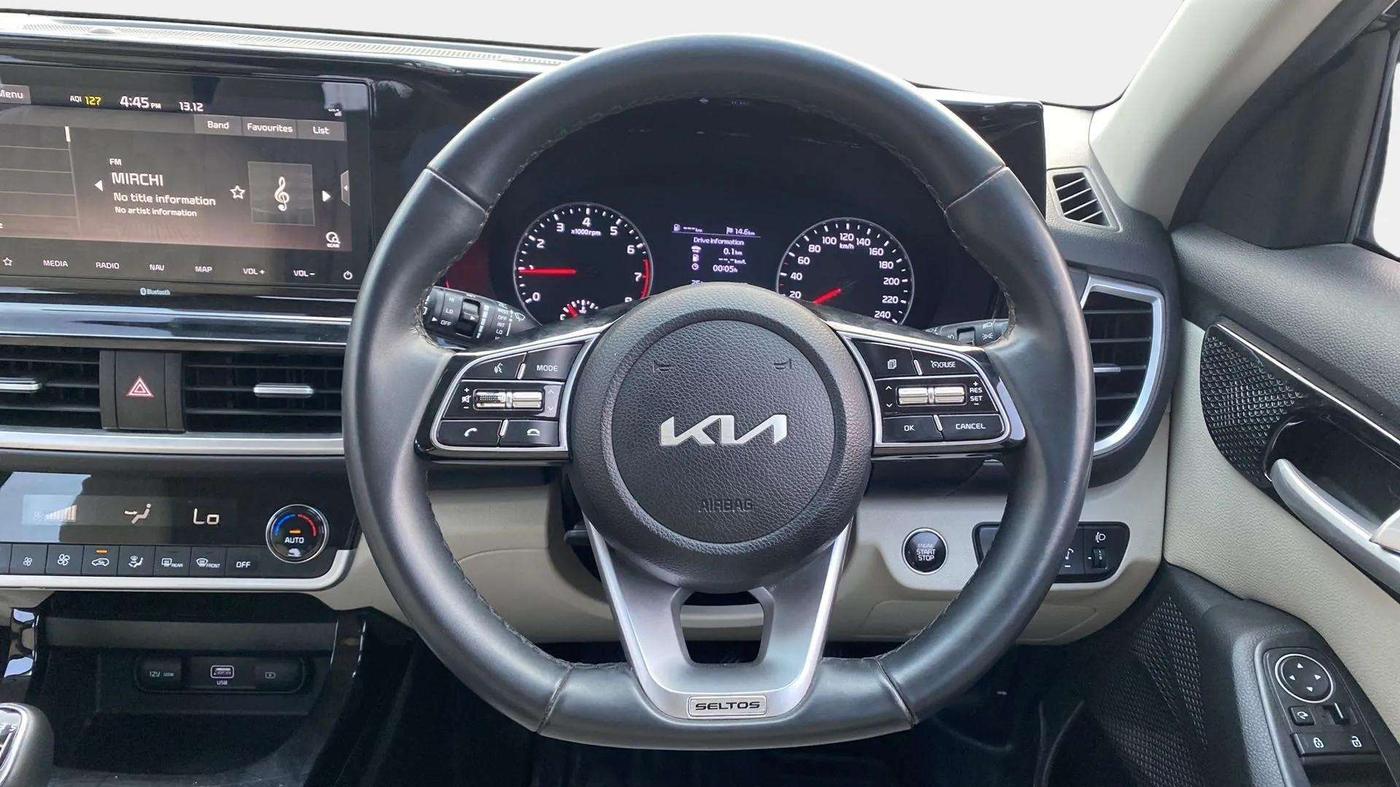 2022 KIA SELTOS HTX 1.5 PETROL, Petrol, Manual, 46,446 km, Steering Wheel Close Up