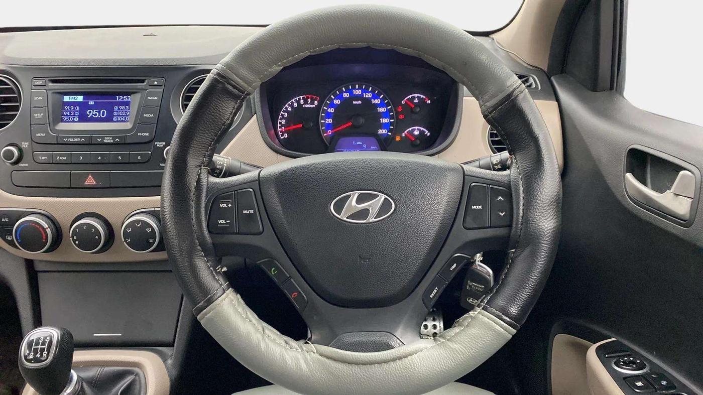 2014 Hyundai Xcent S 1.2, Petrol, Manual, 80,323 km, Steering Wheel Close Up