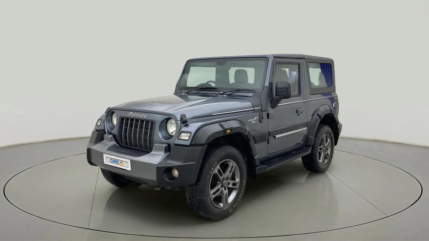 2021 Mahindra Thar LX HT PETROL 4WD MT, Petrol, Manual, 57,366 km, Left Front Diagonal