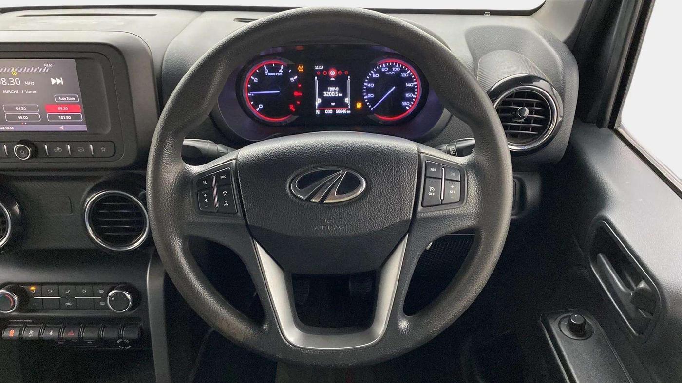 2021 Mahindra Thar LX HT PETROL 4WD MT, Petrol, Manual, 57,366 km, Steering Wheel Close Up
