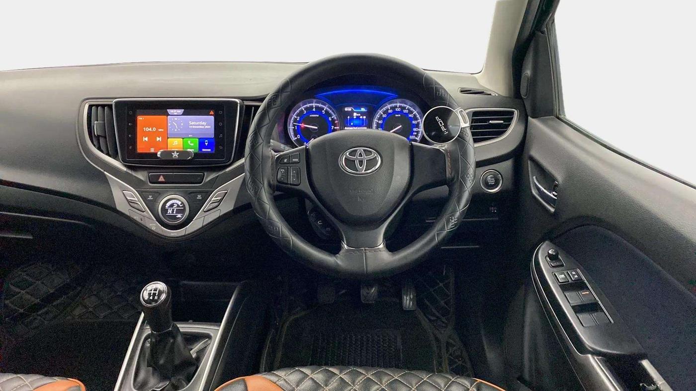 2019 Toyota Glanza G ISG, Petrol, Manual, 55,587 km, Steering Wheel Close Up