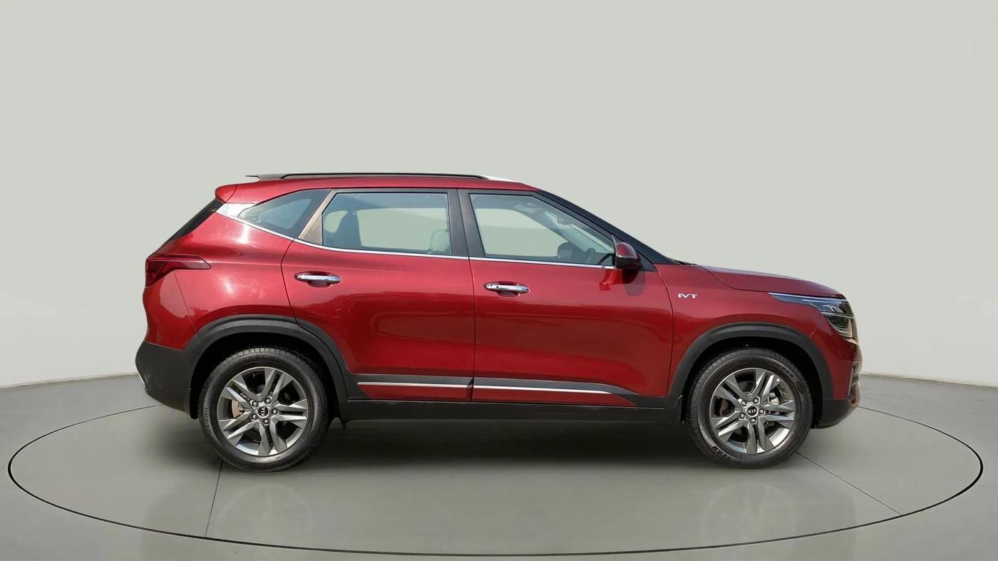 2020 KIA SELTOS HTX IVT 1.5 PETROL, Petrol, Automatic, 8,699 km, Right Side View