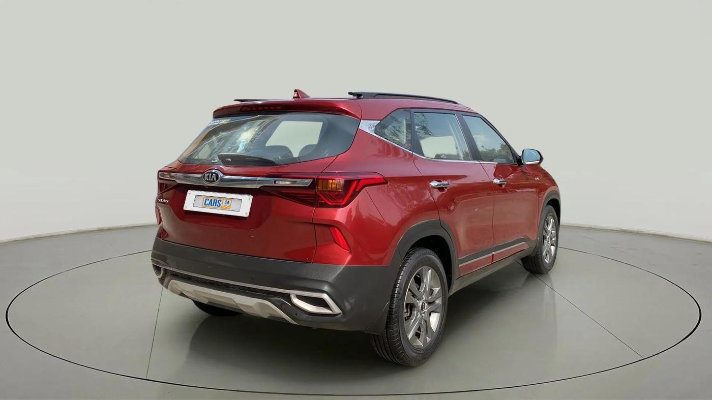 2020 KIA SELTOS HTX IVT 1.5 PETROL, Petrol, Automatic, 8,699 km, Right Back Diagonal