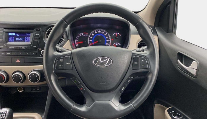 2016 Hyundai Grand i10 ASTA (O) 1.2 KAPPA VTVT, Petrol, Manual, 39,783 km, Steering Wheel Close Up